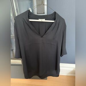 Joie Black V-Neck Blouse